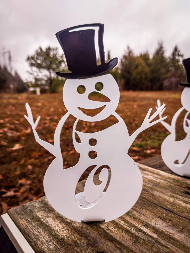 Snowman Monogram